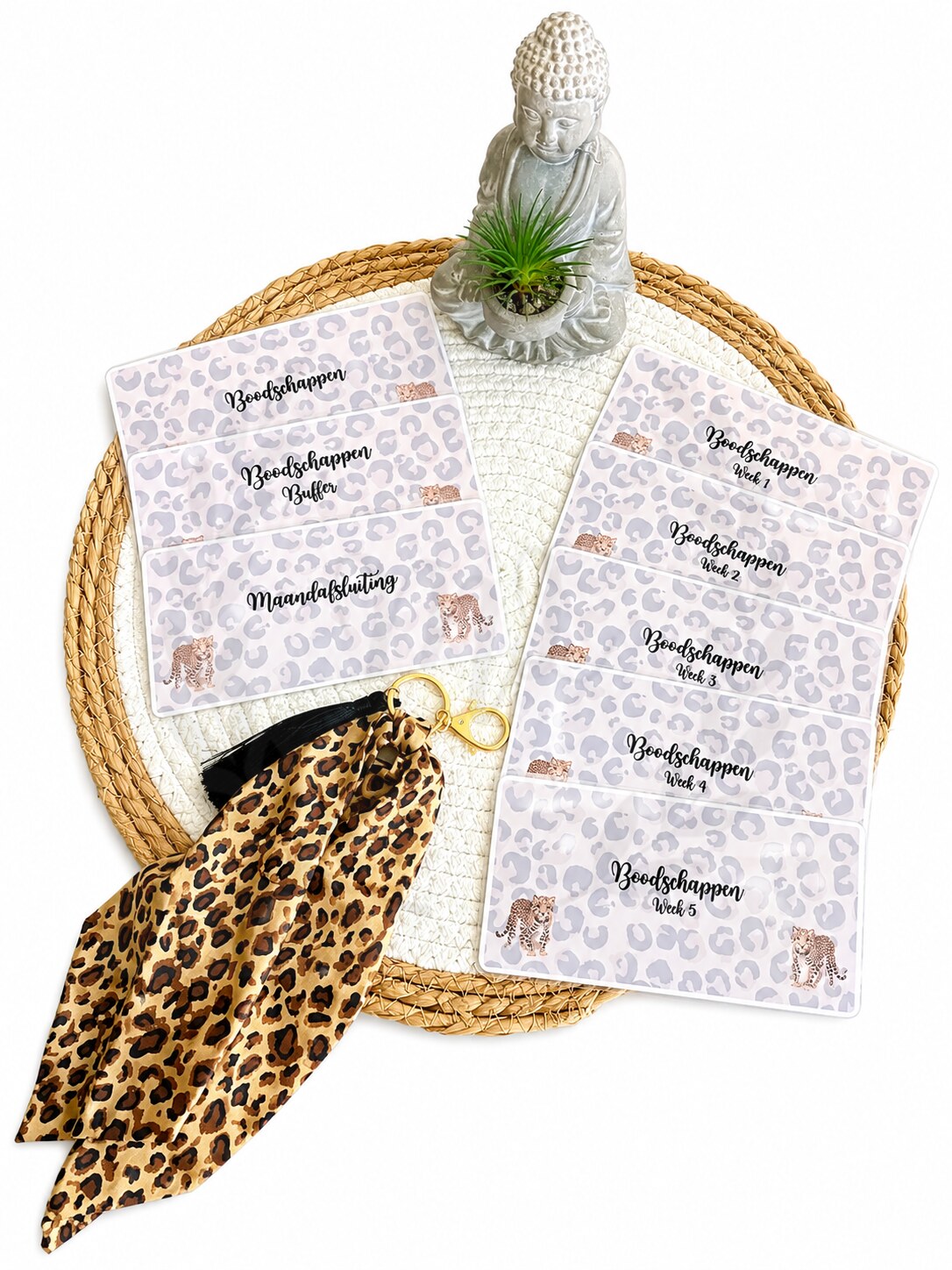 Luxe Panter Boodschappen Organiser Set