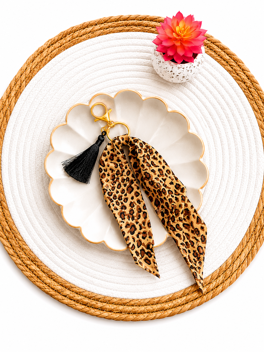 Luxe Leopard Binder hanger